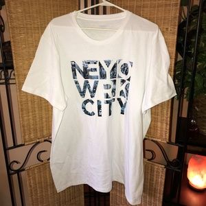 Old Navy White New York City T-Shirt